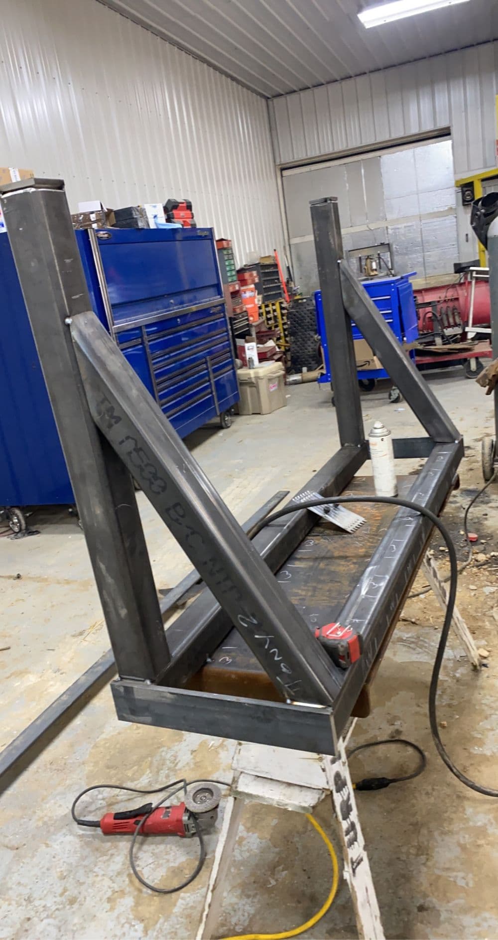 Gallery photos for Custom Built Sod Unroller Attachment for Skid Loader: Image #1