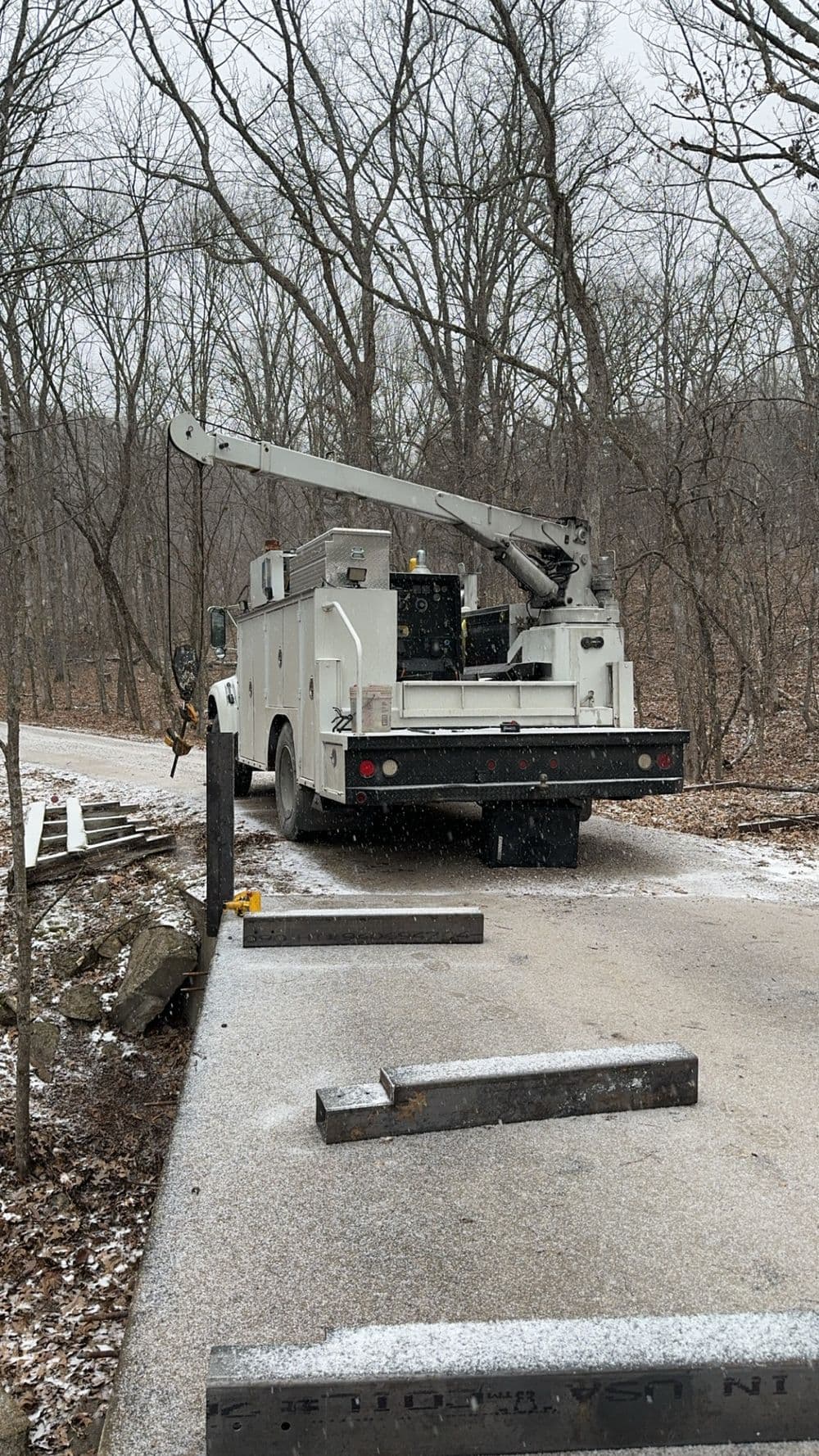 Steel Bridge Guardrail Fabrication and Install in Defiance MO image