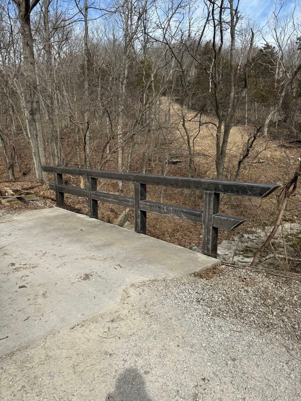 Gallery photos for Steel Bridge Guardrail Fabrication and Install in Defiance MO: Image #5
