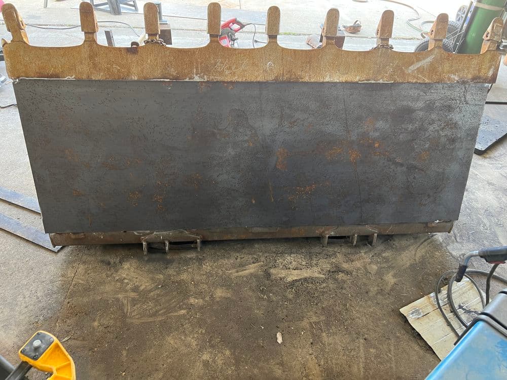 Gallery photos for Excavator Bucket Floor Rebuild with Wear Bar Protection in Troy MO: Image #1