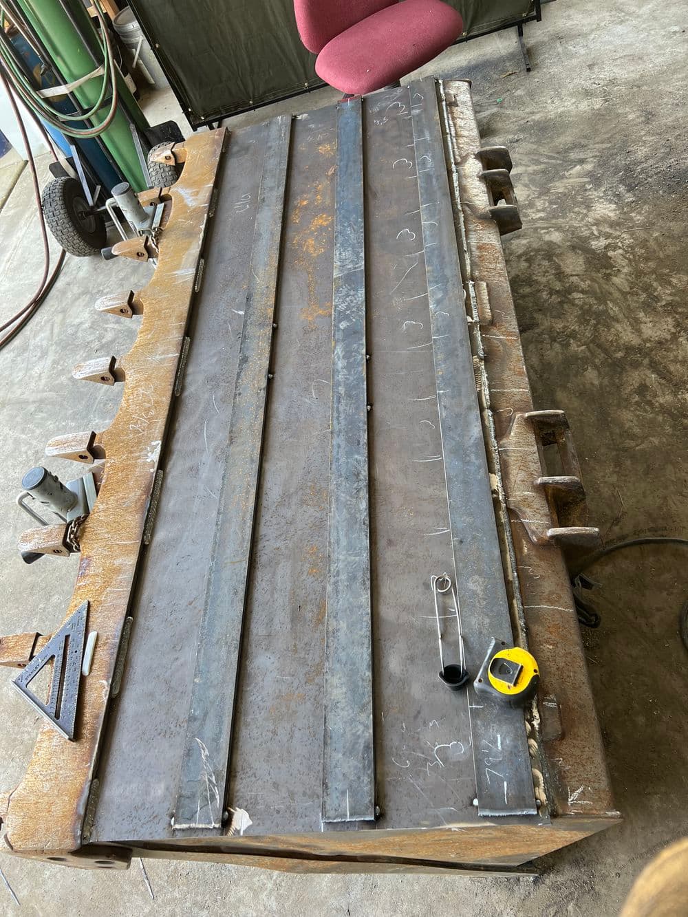 Gallery photos for Excavator Bucket Floor Rebuild with Wear Bar Protection in Troy MO: Image #2