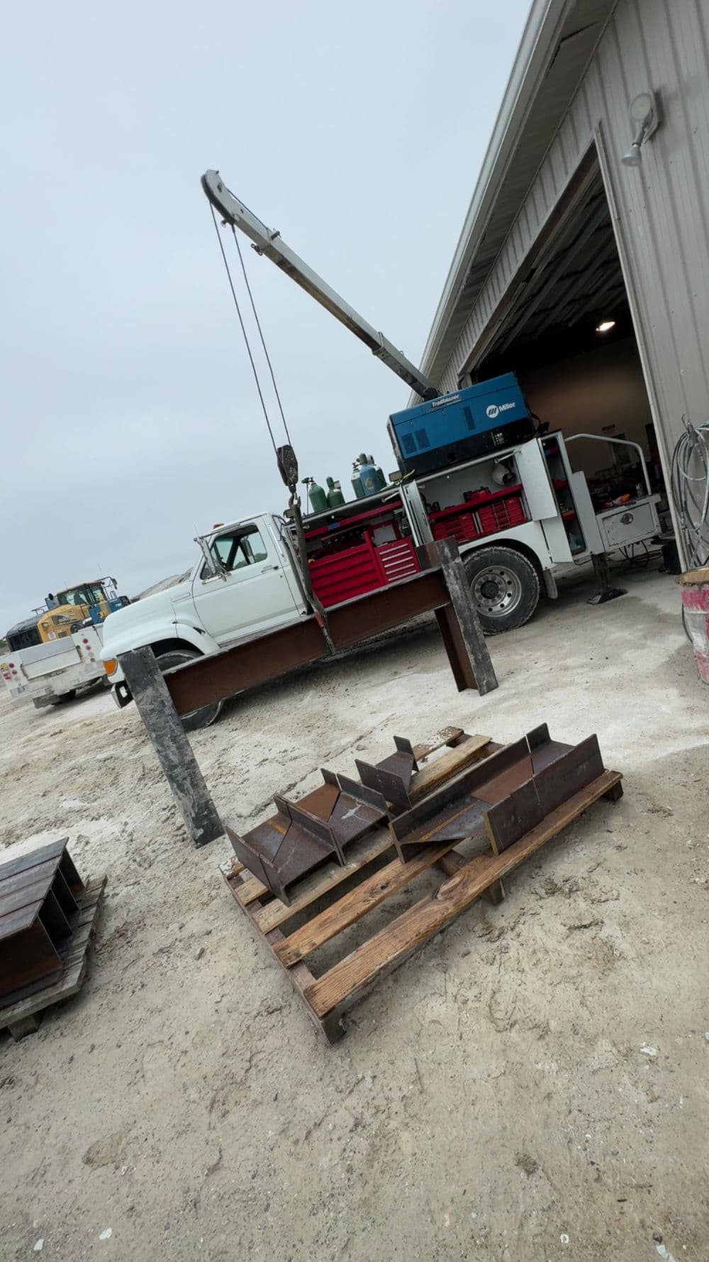 Gallery photos for Custom Feeder Hopper Fabrication from a Haul Truck Bed: Image #3