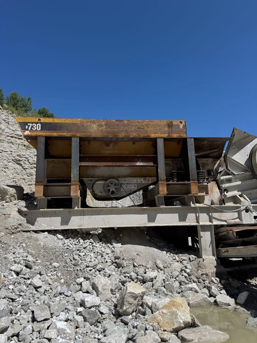 Gallery photos for Custom Feeder Hopper Fabrication from a Haul Truck Bed: Image #8