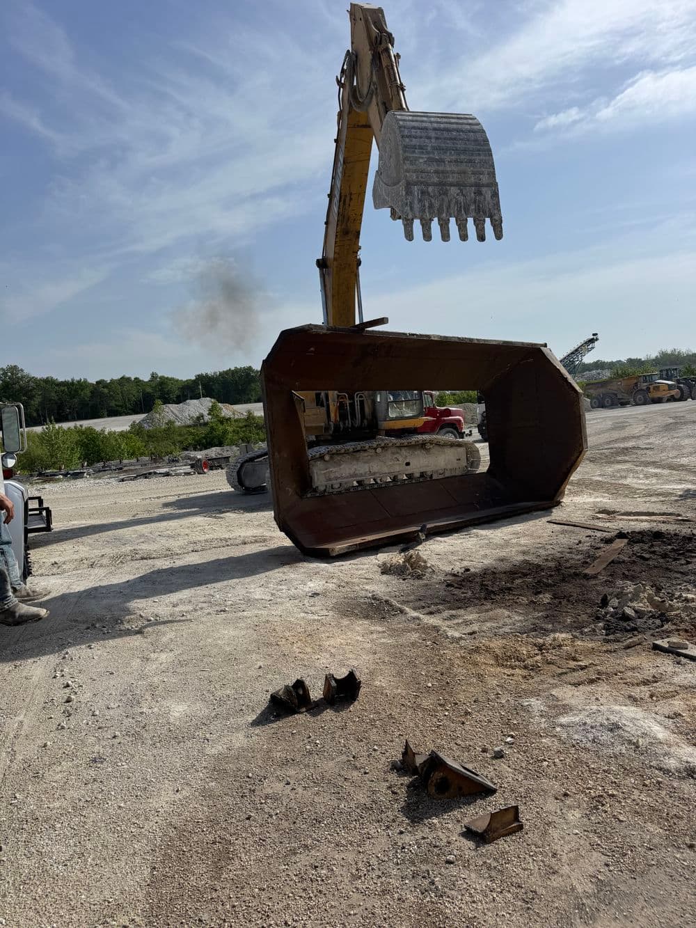 Project Custom Feeder Hopper Fabrication from a Haul Truck Bed image