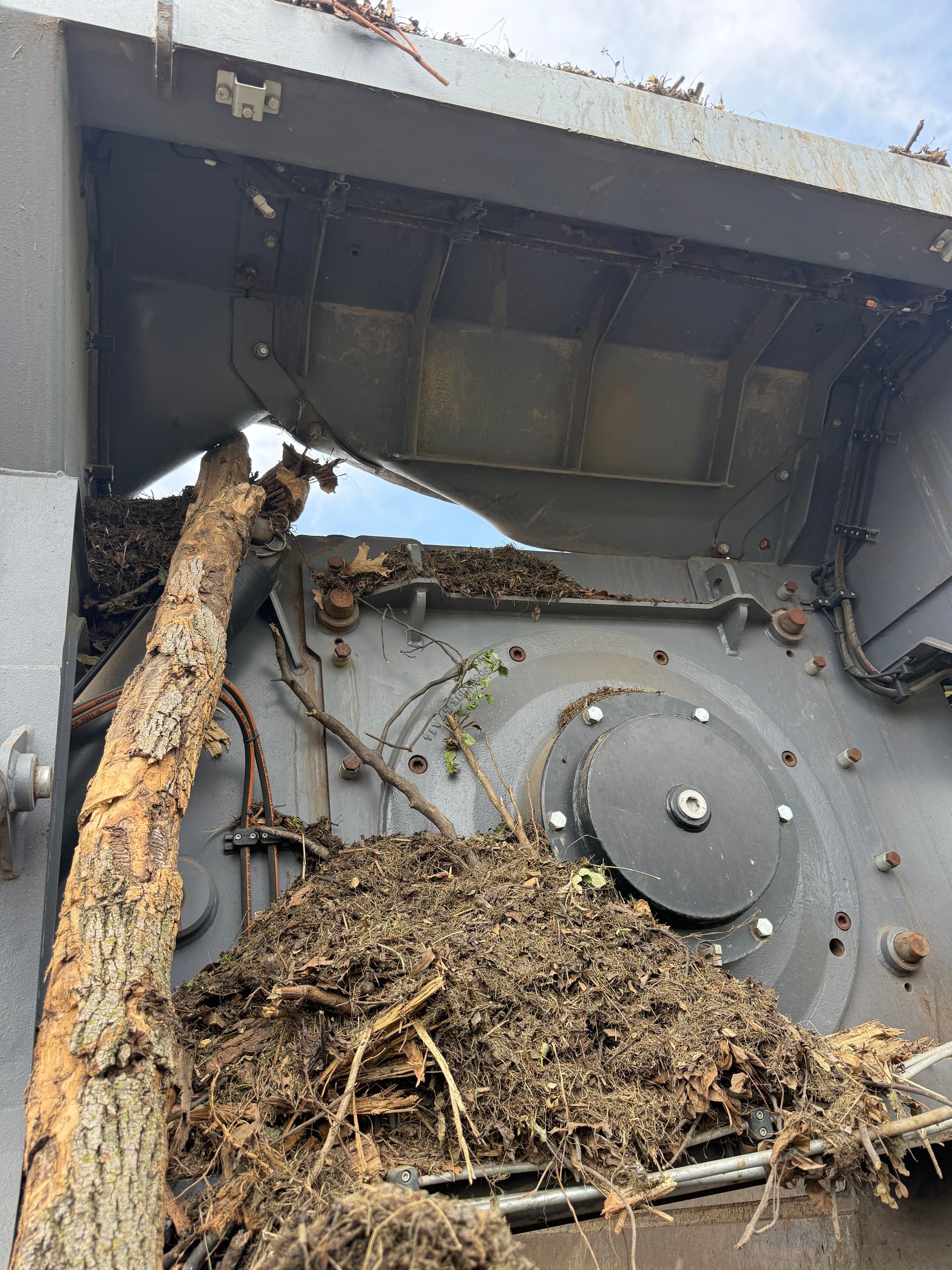 Doppstadt Grinder Door Fabricated From Scratch After Catastrophic Damage image