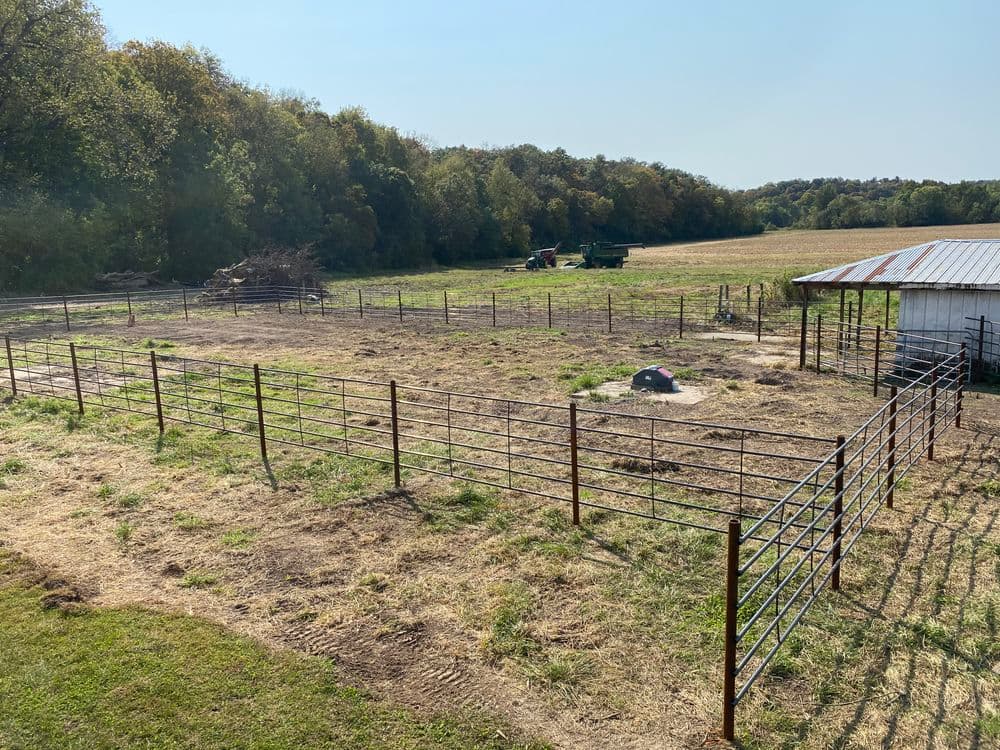 Livestock Panel Corral and Pen System Built in Troy MO image