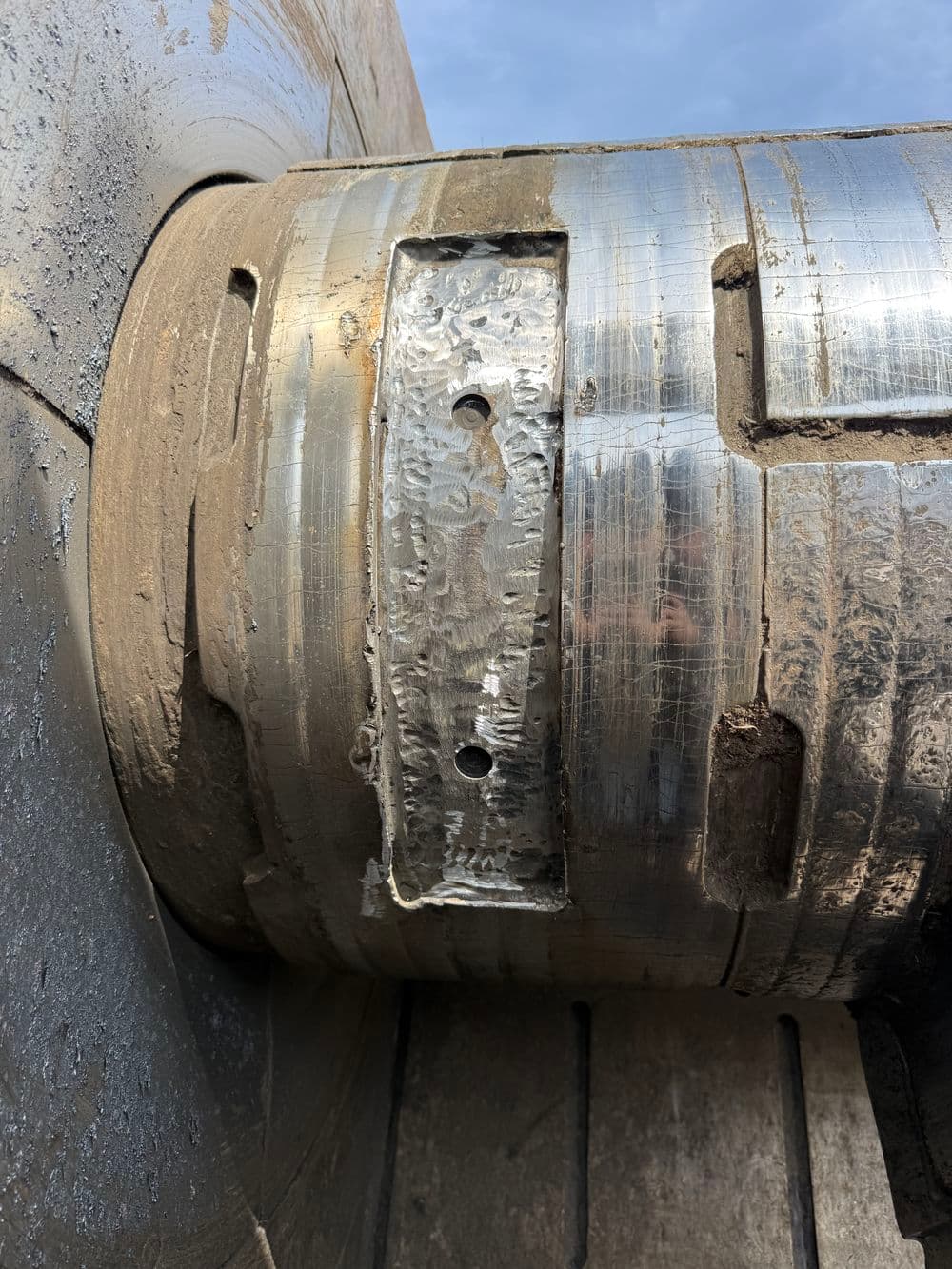 Gallery photos for Heavy Equipment Tooth Holder Replacement Welded Back to Spec: Image #1