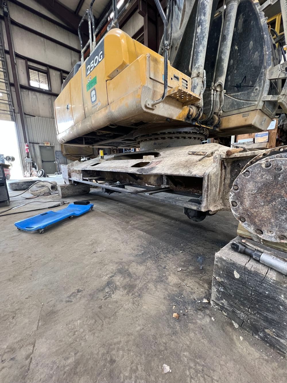 Gallery photos for Excavator Track Frame Rebuild Instead of Full Replacement: Image #3