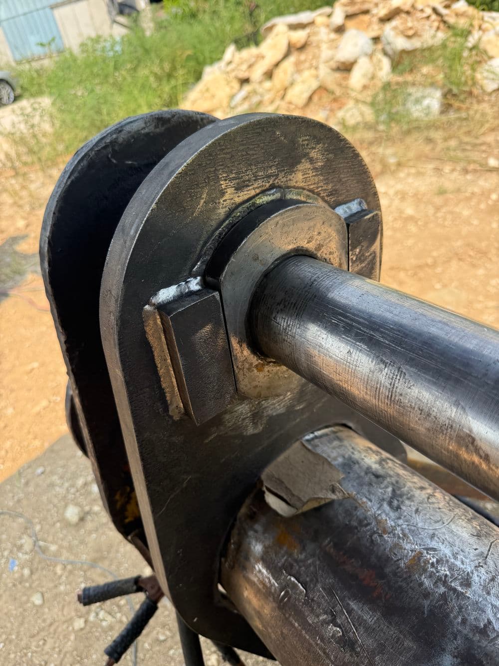 Gallery photos for Excavator Grapple Pin Mount Repair Done Right On-Site: Image #4