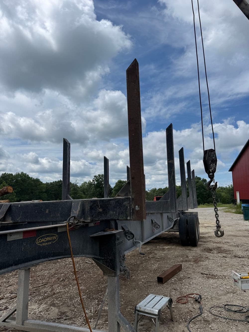 Gallery photos for Log Trailer Bunk Upright Repair in Innsbrook Missouri: Image #2