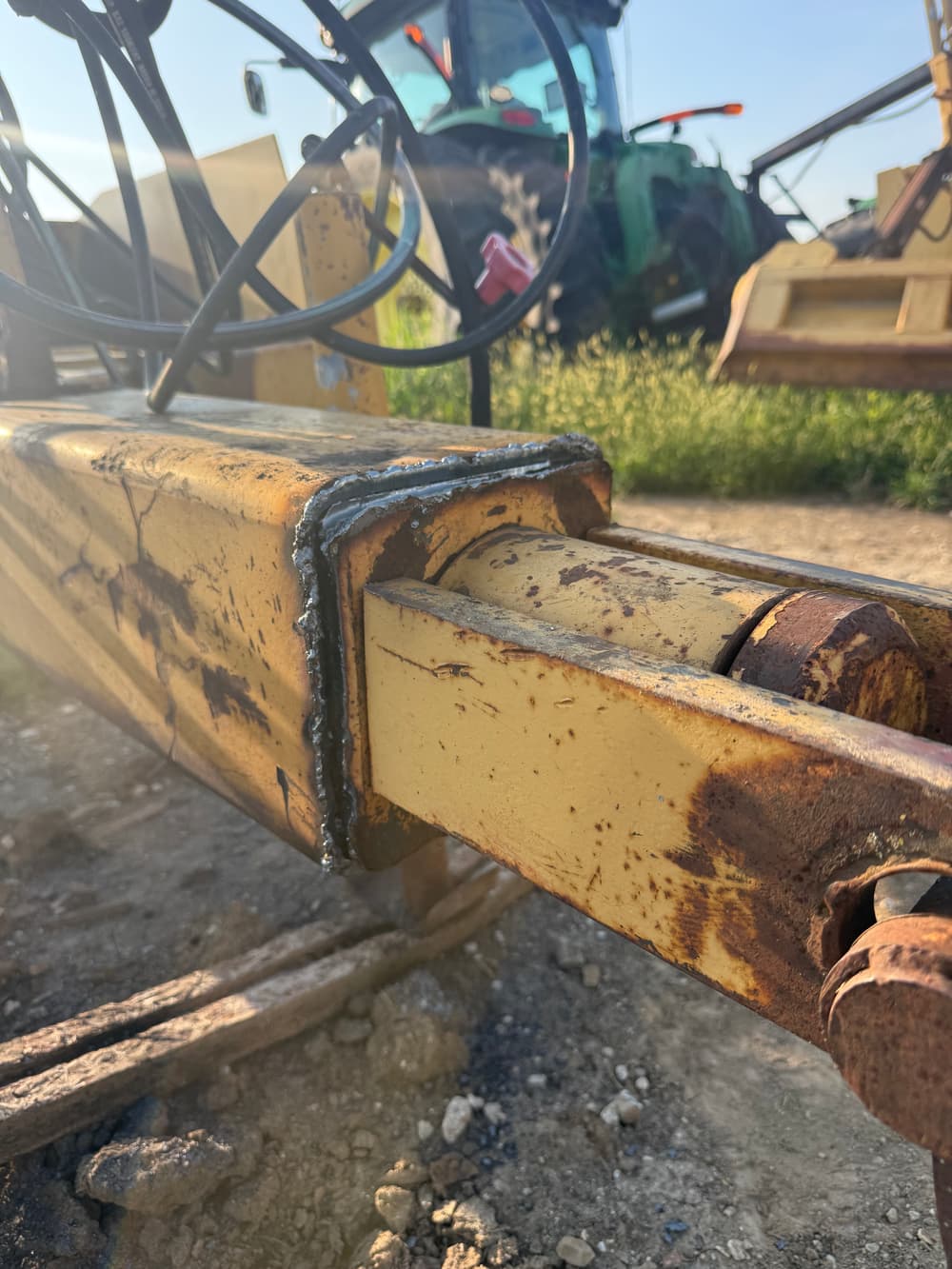 Worn Out Equipment Hitch Gouged Off and Rewelded in O'Fallon image